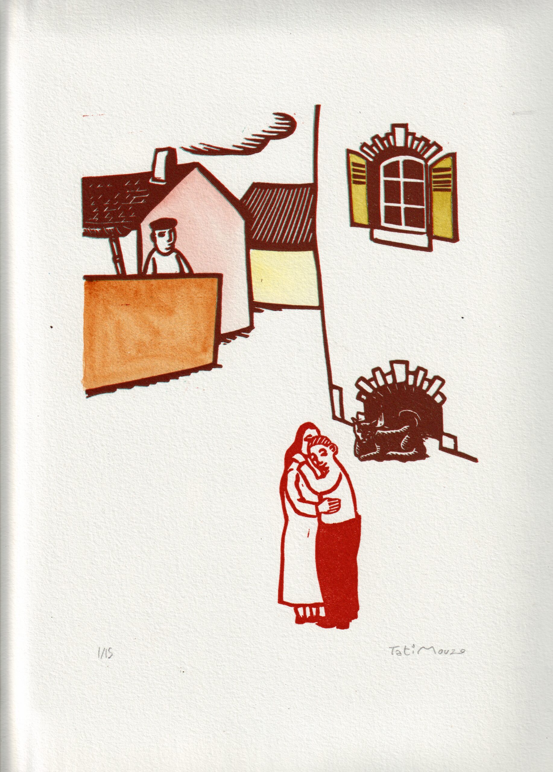 Estampe - Ils se marièrent, et eurent beaucoup d'enfants